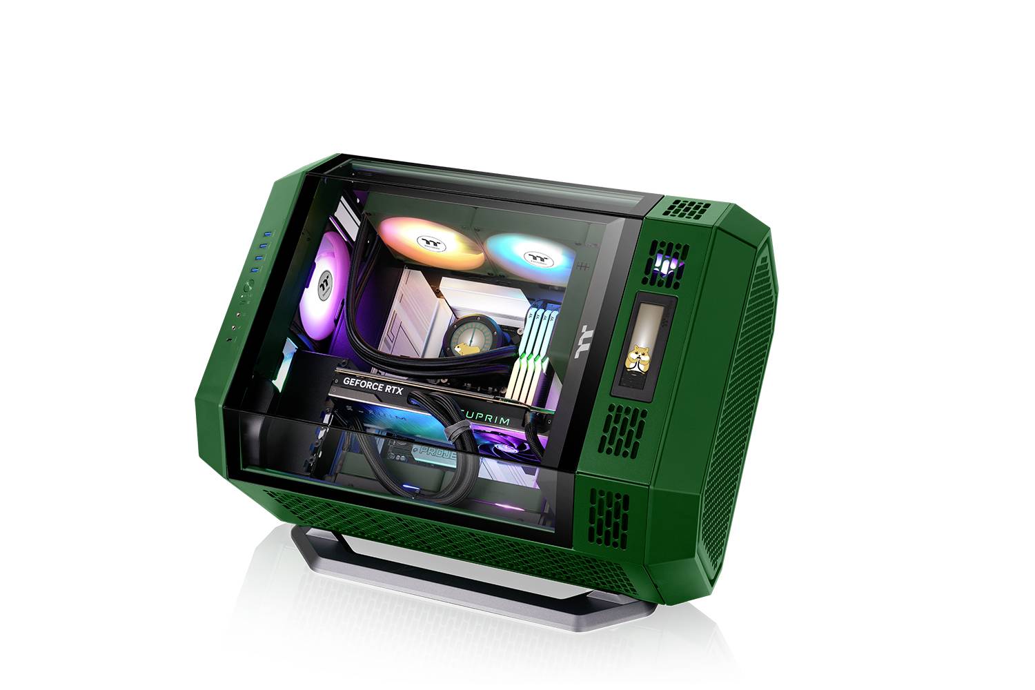 Thermaltake CT140 EX Reverse ARGB Sync PC Cooling Fan Racing Green 3 Pack PC-Gehäuse-Lüfter Grün (B x H x T) 120 x 120 x 25mm