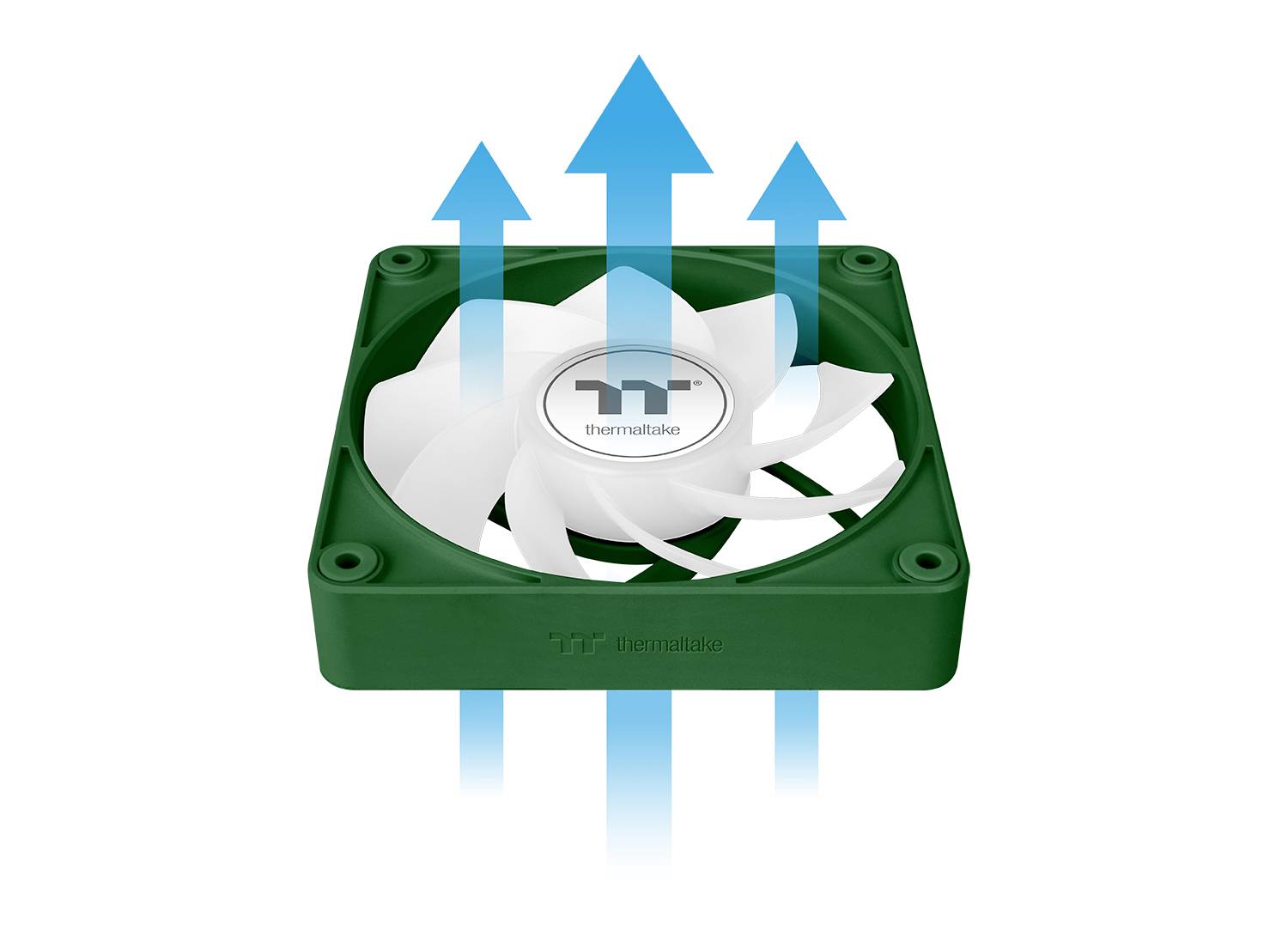 Thermaltake CT140 EX Reverse ARGB Sync PC Cooling Fan Racing Green 3 Pack PC-Gehäuse-Lüfter Grün (B x H x T) 120 x 120 x 25mm