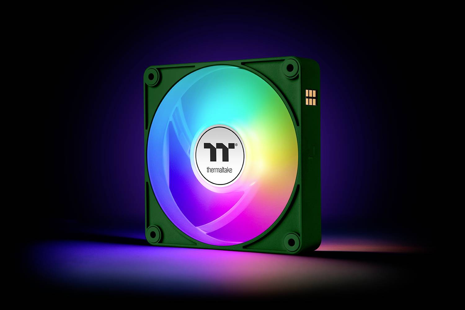 Thermaltake CT140 EX Reverse ARGB Sync PC Cooling Fan Racing Green 3 Pack PC-Gehäuse-Lüfter Grün (B x H x T) 120 x 120 x 25mm