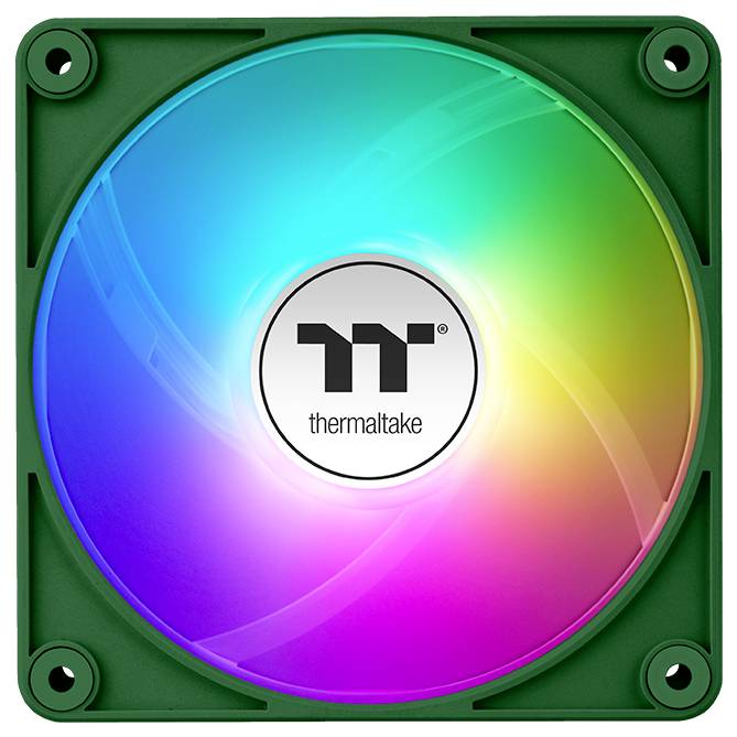 Thermaltake CT140 EX Reverse ARGB Sync PC Cooling Fan Racing Green 3 Pack PC-Gehäuse-Lüfter Grün (B x H x T) 120 x 120 x 25mm