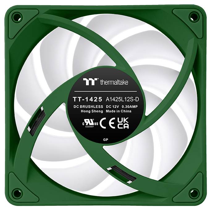 Thermaltake CT140 EX Reverse ARGB Sync PC Cooling Fan Racing Green 3 Pack PC-Gehäuse-Lüfter Grün (B x H x T) 120 x 120 x 25mm