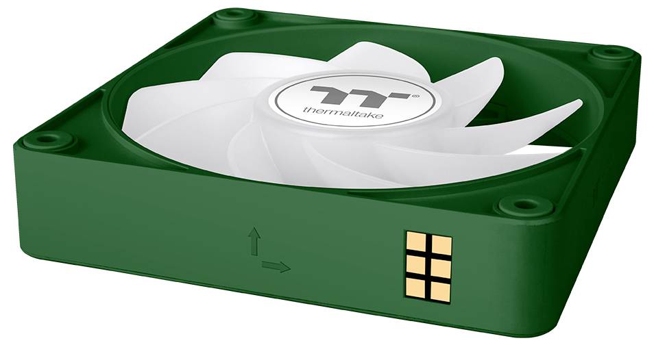 Thermaltake CT140 EX Reverse ARGB Sync PC Cooling Fan Racing Green 3 Pack PC-Gehäuse-Lüfter Grün (B x H x T) 120 x 120 x 25mm