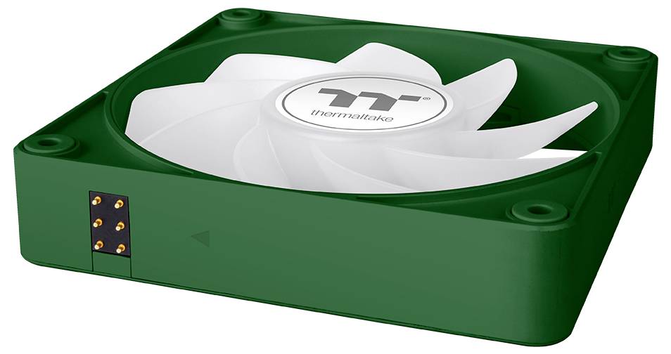 Thermaltake CT140 EX Reverse ARGB Sync PC Cooling Fan Racing Green 3 Pack PC-Gehäuse-Lüfter Grün (B x H x T) 120 x 120 x 25mm