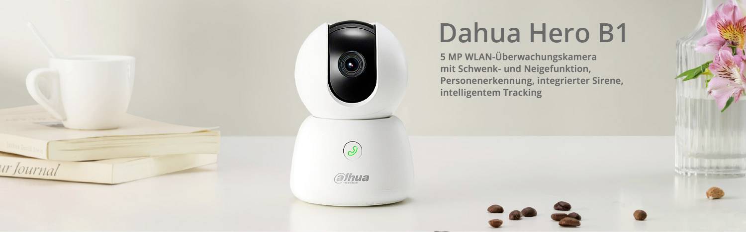 Dahua Technology Hero B1, DH-H5B DH-IPC-H5BP-0360B-EUR LAN, WLAN IP Überwachungskamera 2880 x 1620 Pixel