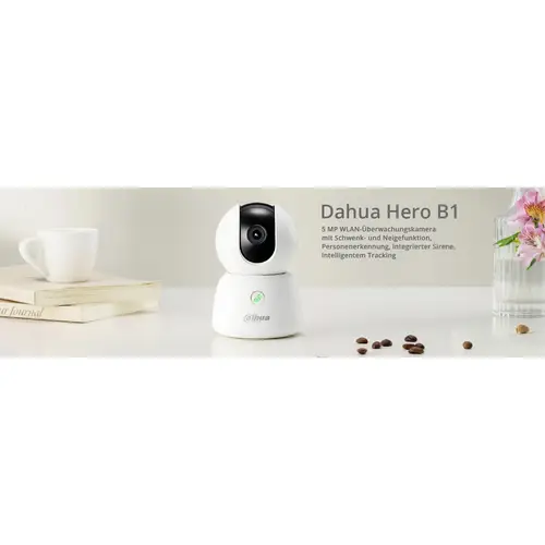 Dahua Technology Hero B1, DH-H5B DH-IPC-H5BP-0360B-EUR LAN, WLAN IP Überwachungskamera 2880 x 1620 Dahua Technology Hero B1, DH-H5B DH-IPC-H5BP-0360B-EUR LAN, WLAN IP Überwachungskamera 2880 x 1620