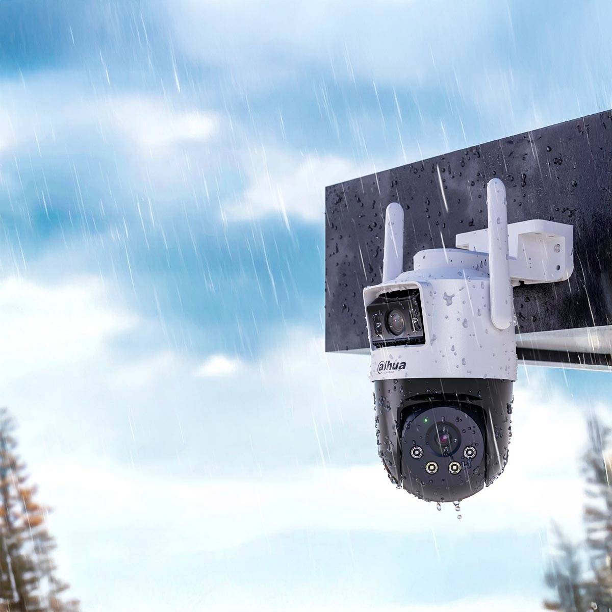 Dahua Technology Picoo Dual D1, DH-P3D-3F-PV-4G DH-SD-P3D-3F-PV-4G-0400B-EUR GSM IP Überwachungskamera 2304 x 1296 Pixel