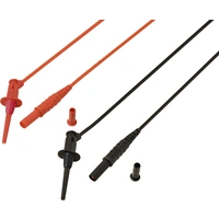 VOLTCRAFT MSL-528 Messleitung 1.2 m mit Miniatur Abgreifhaken CAT II 300 V 1 Paar VOLTCRAFT MSL-528 Messleitung 1.2 m mit Miniatur Abgreifhaken CAT II 300 V 1 Paar