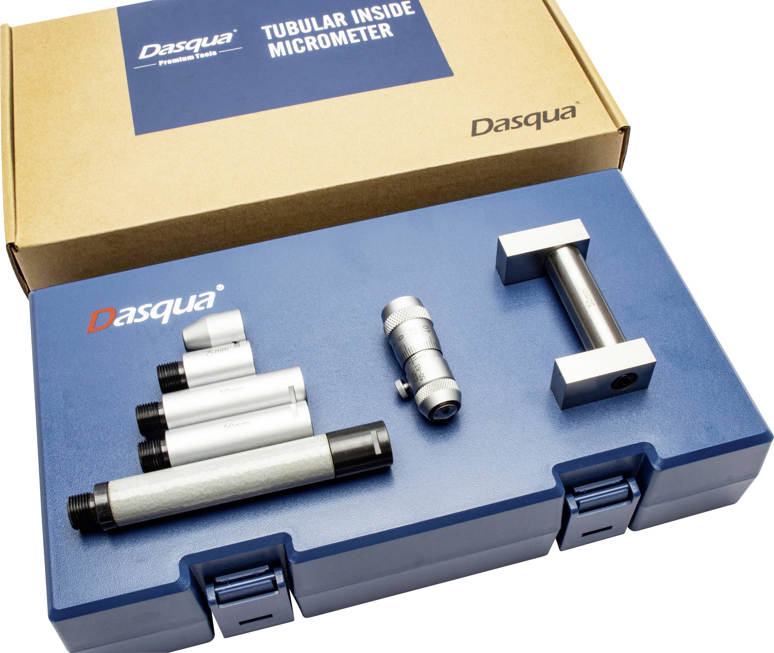 Dasqua 4311-8109 Innenmessschraube 50 - 300 mm Ablesung: 0.01 mm DIN 863