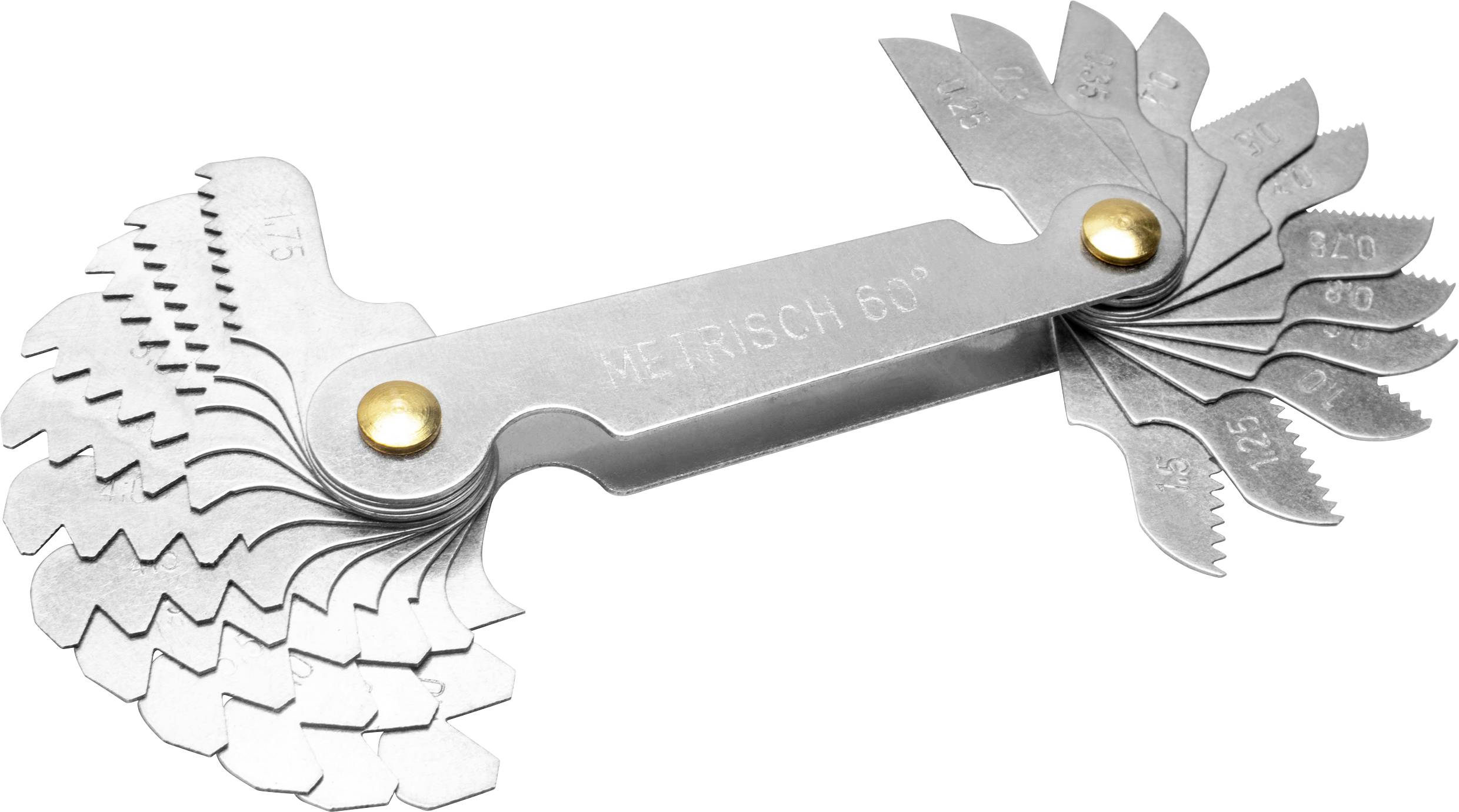 Dasqua 1501-1024 Radiuslehre metrisch 0.25 - 7mm