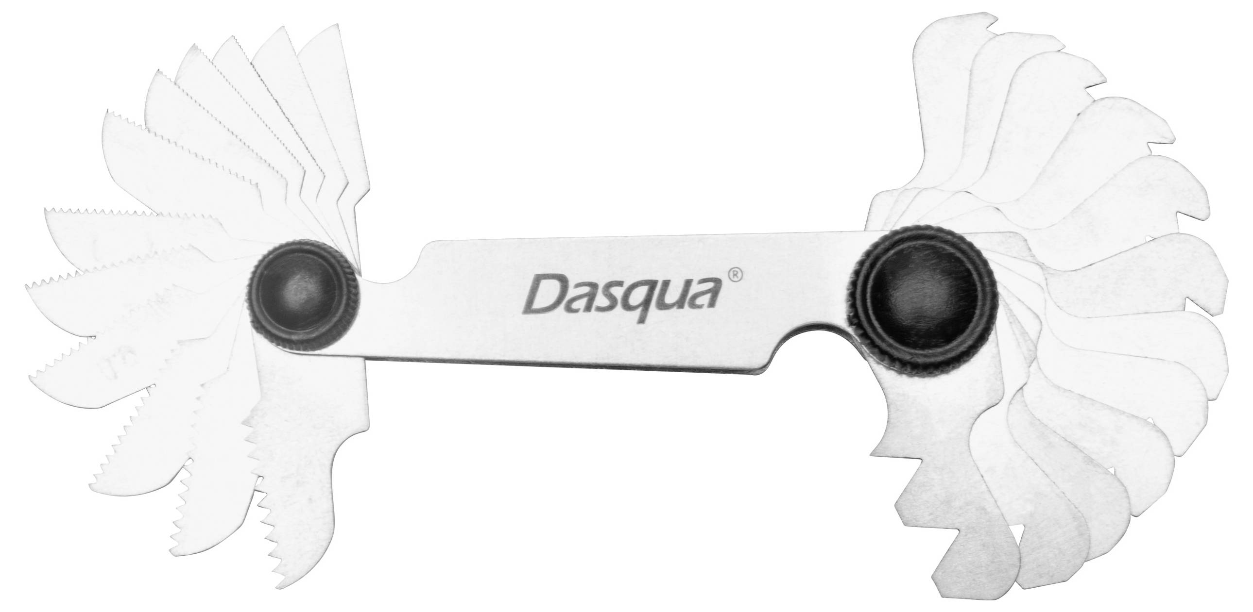 Dasqua 1501-1024 Radiuslehre metrisch 0.25 - 7mm