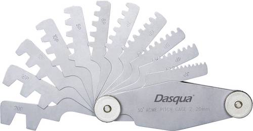 Dasqua 1041-0105 Einstelllehre 2 - 20 mm Anzahl Blätter: 12