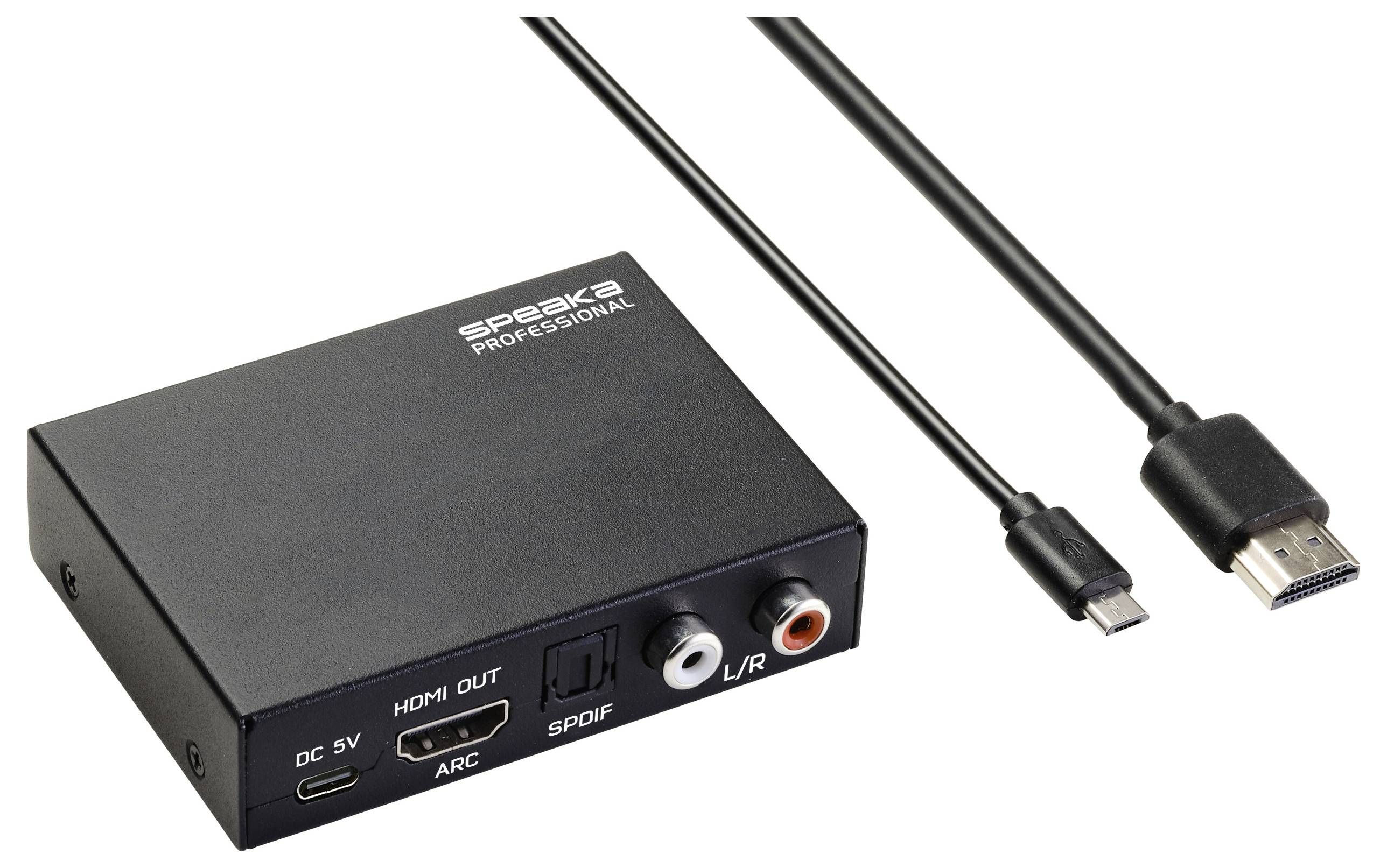 SpeaKa Professional AV, Monitor Anschlusskabel SP-HDA-190 [HDMI - HDMI] 3840 x 2160 Pixel