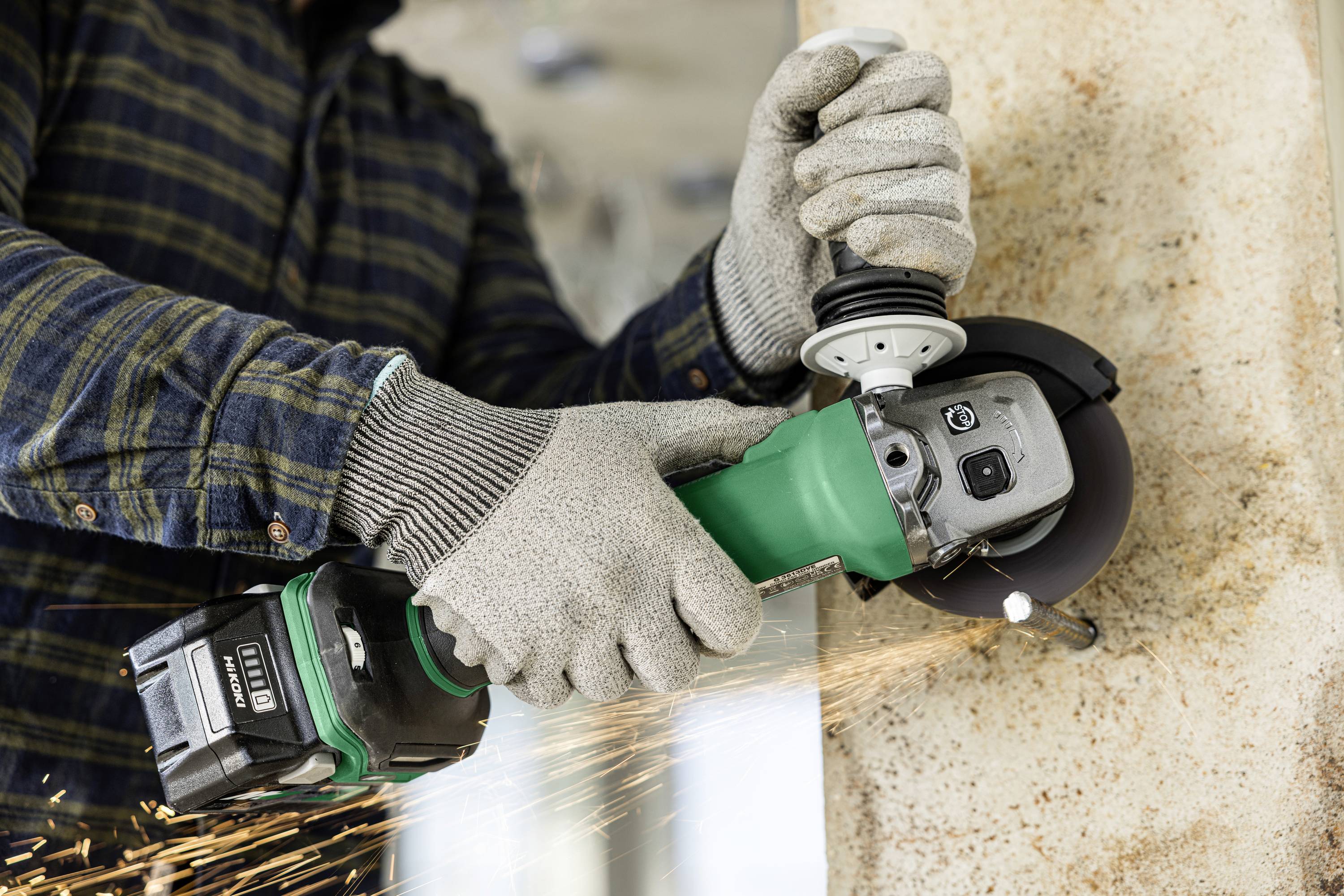 HiKOKI G3613DVEW2Z Akku-Winkelschleifer 125mm ohne Akku, inkl. Koffer 1500W