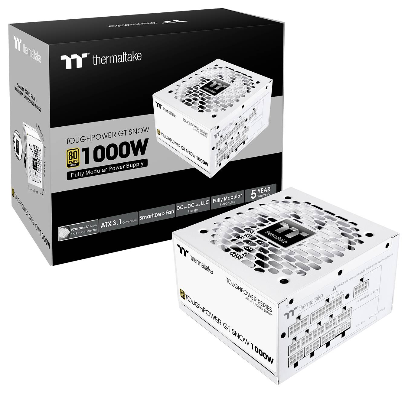 Thermaltake Toughpower GT Snow 1000W PC Netzteil 1000W ATX