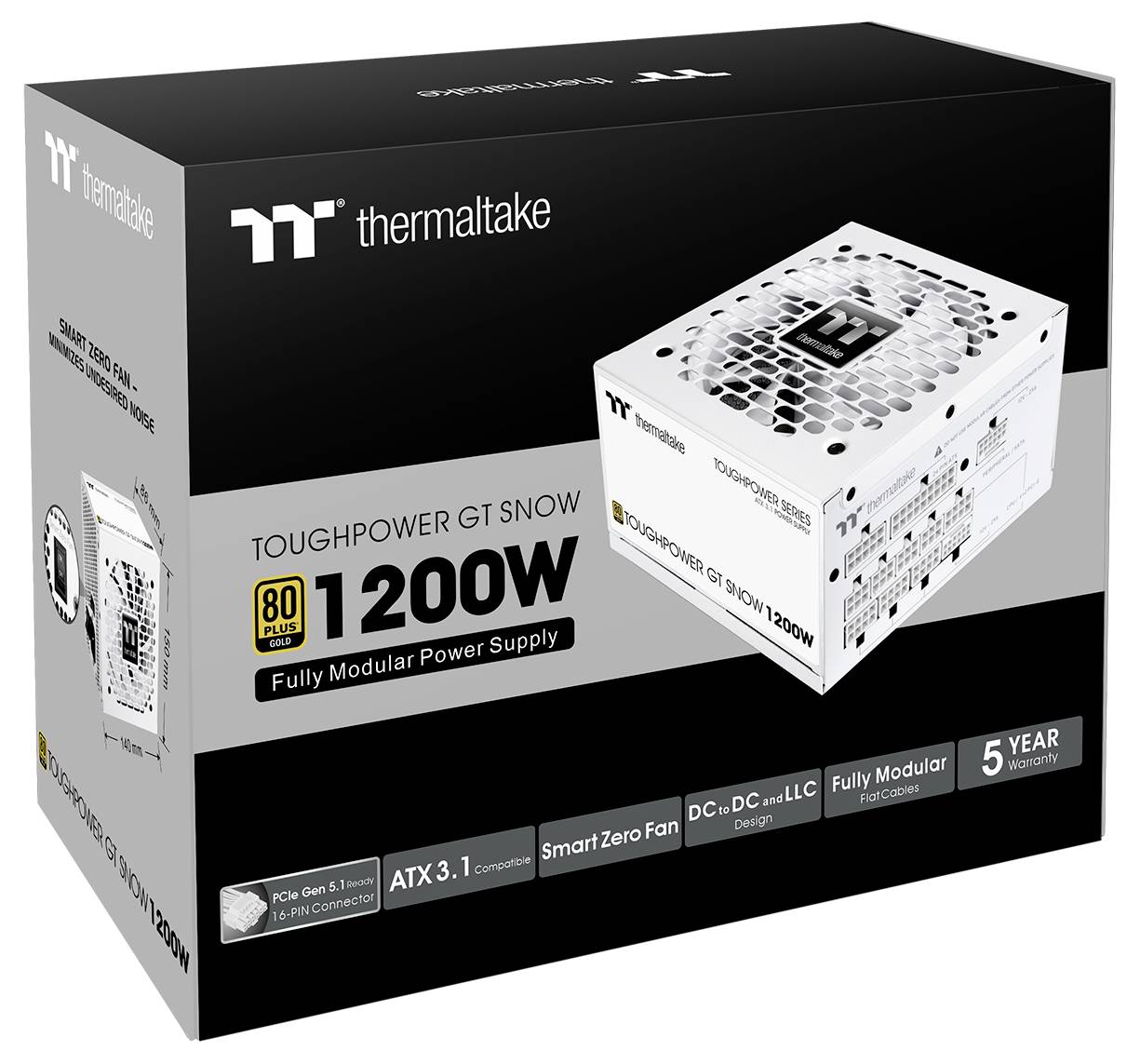 Thermaltake Toughpower GT Snow 1200W PC Netzteil 1200W ATX