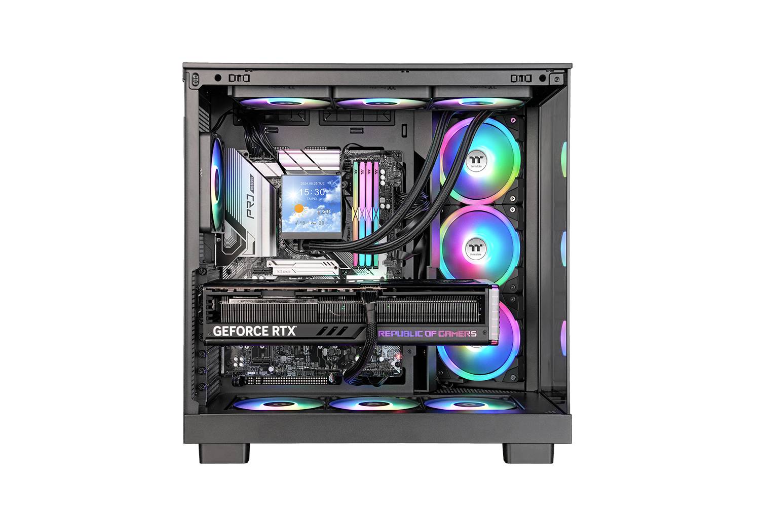 Thermaltake MAGFloe 360 Ultra All-In-One Liquid Cooler Black CPU-Kühler mit Lüfter