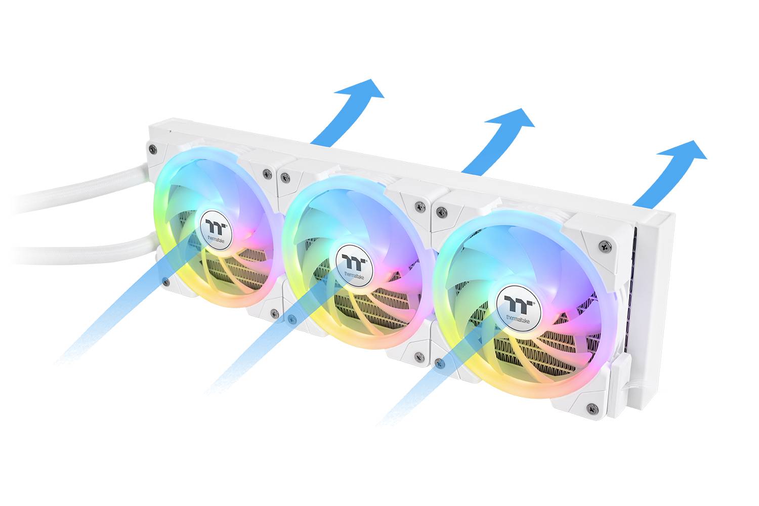 Thermaltake MAGFloe 360 Ultra Snow Edition All-In-One Liquid Cooler White CPU-Kühler mit Lüfter