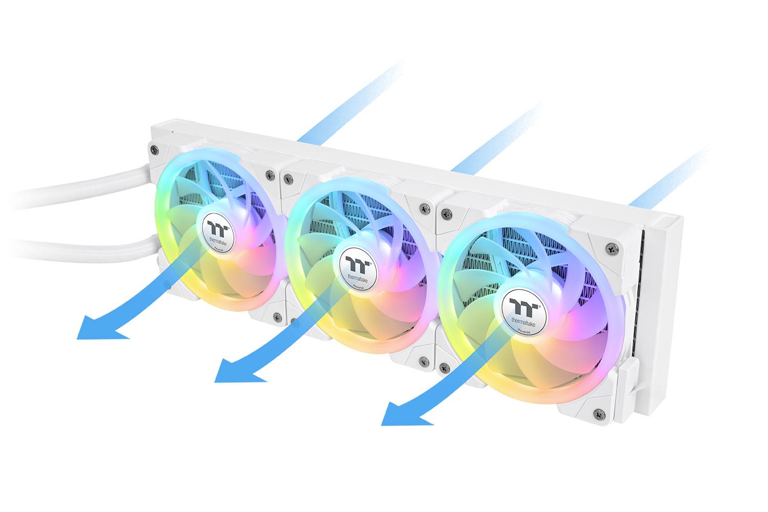 Thermaltake MAGFloe 360 Ultra Snow Edition All-In-One Liquid Cooler White CPU-Kühler mit Lüfter