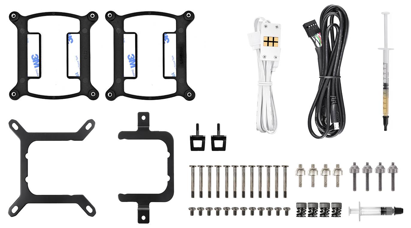 Thermaltake MAGFloe 360 Ultra Snow Edition All-In-One Liquid Cooler White CPU-Kühler mit Lüfter