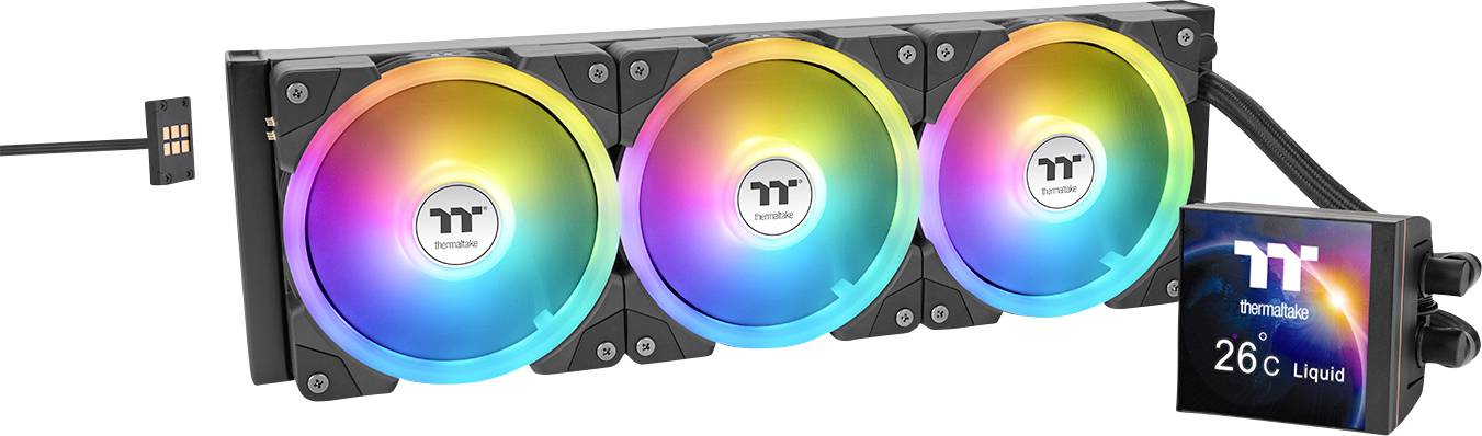 Thermaltake MAGFloe 420 Ultra All-In-One Liquid Cooler Black CPU-Kühler mit Lüfter