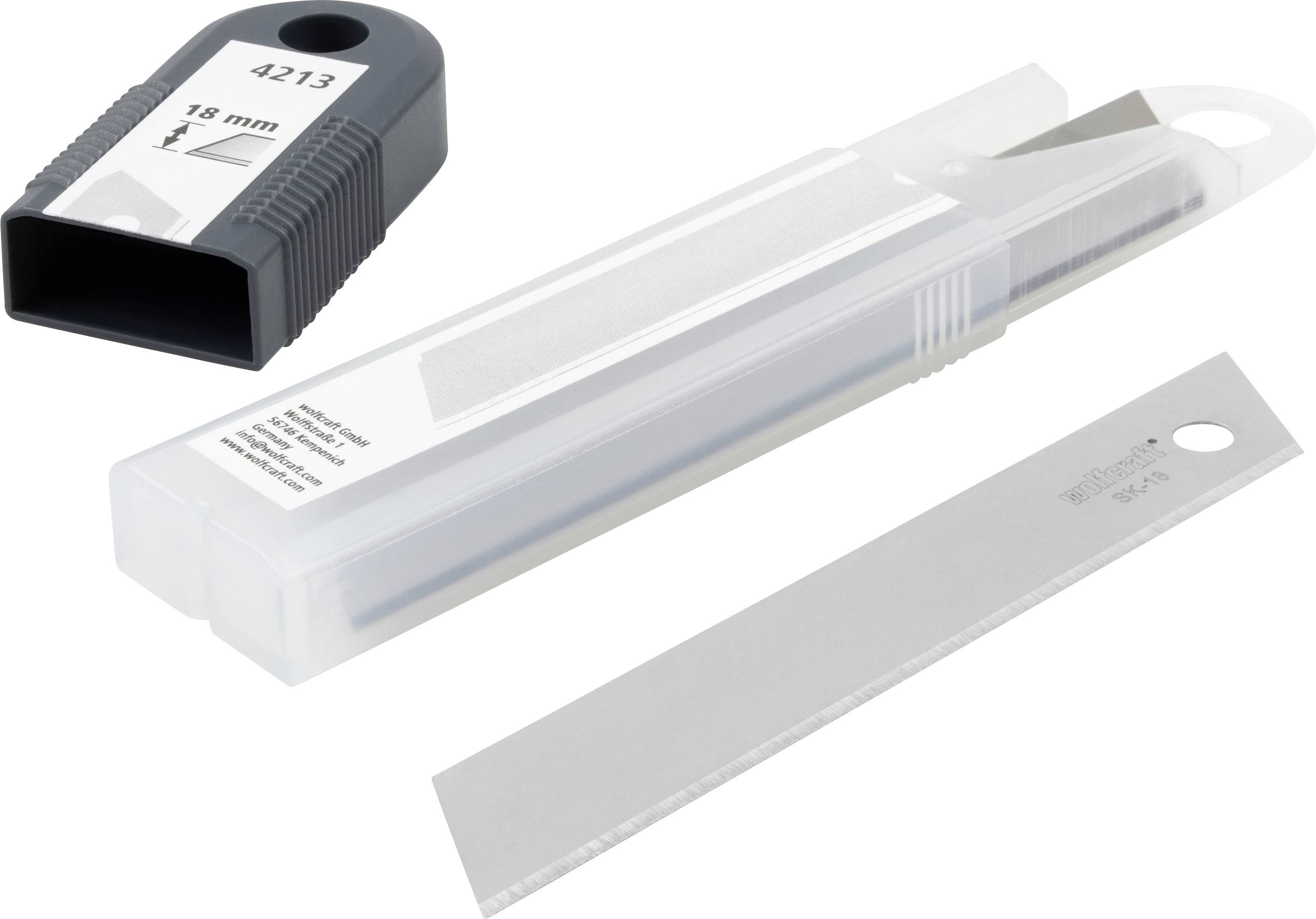Wolfcraft 4213000 Sicherheitsklingen 18mm o. Abbrechseg. 5 St.