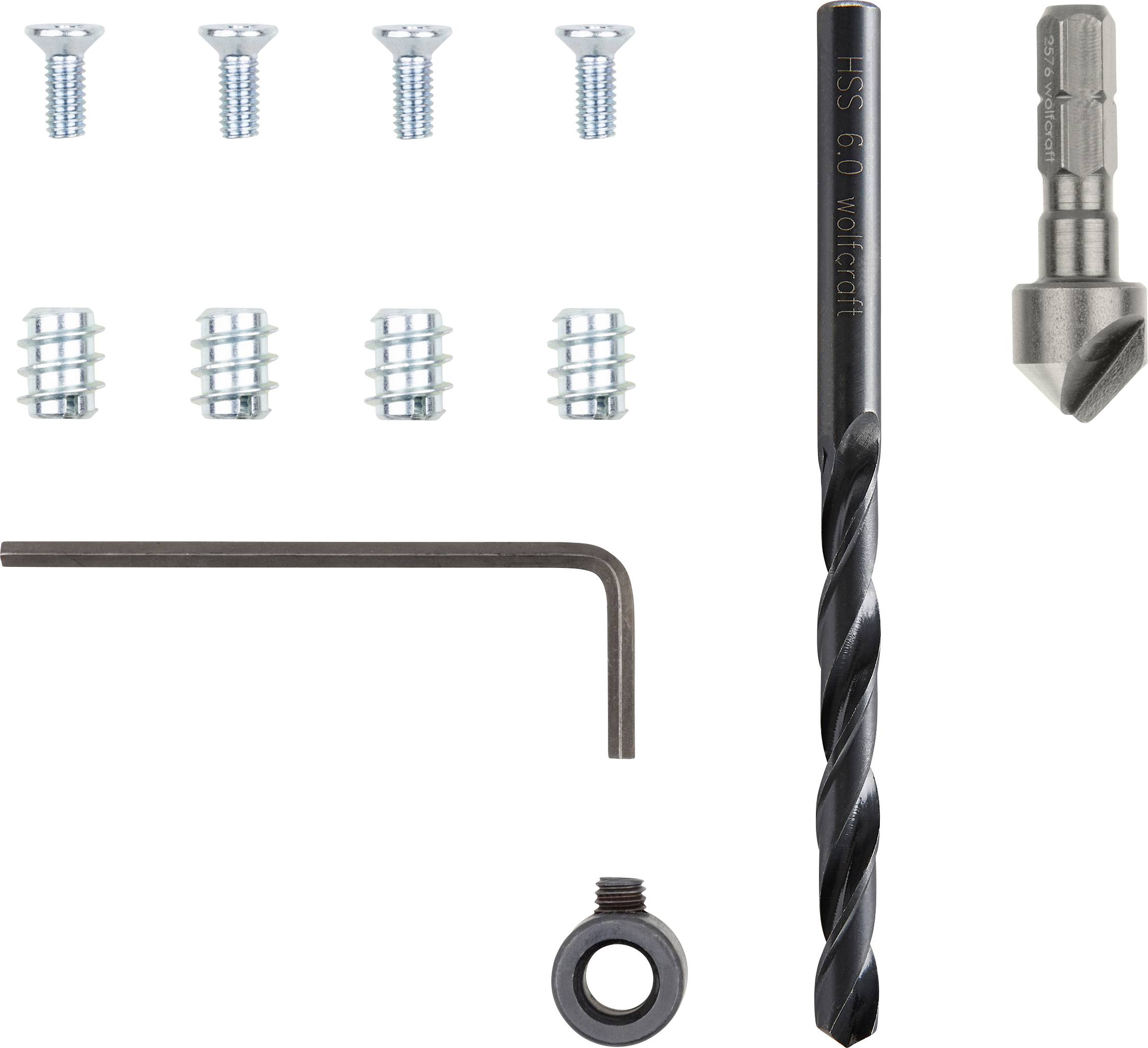 Wolfcraft Reparatur-Hülsenset für Topfscharniere 1St.