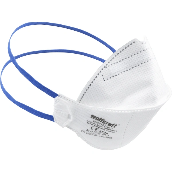 Wolfcraft 4945000 Feinstaubmaske ohne Ventil FFP2 D 2 St. EN 149:2001 + A1:2009 Wolfcraft 4945000 Feinstaubmaske ohne Ventil FFP2 D 2 St. EN 149:2001 + A1:2009