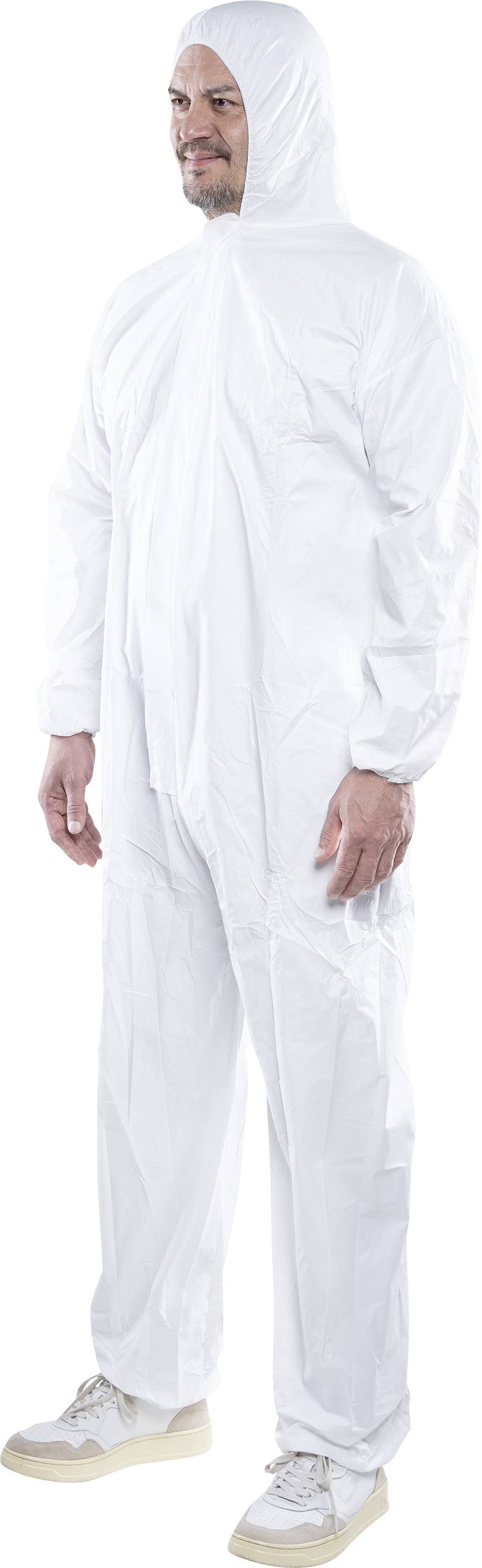 Wolfcraft 4971000 Einwegoverall, Größe L Kleider-Größe: L Weiß