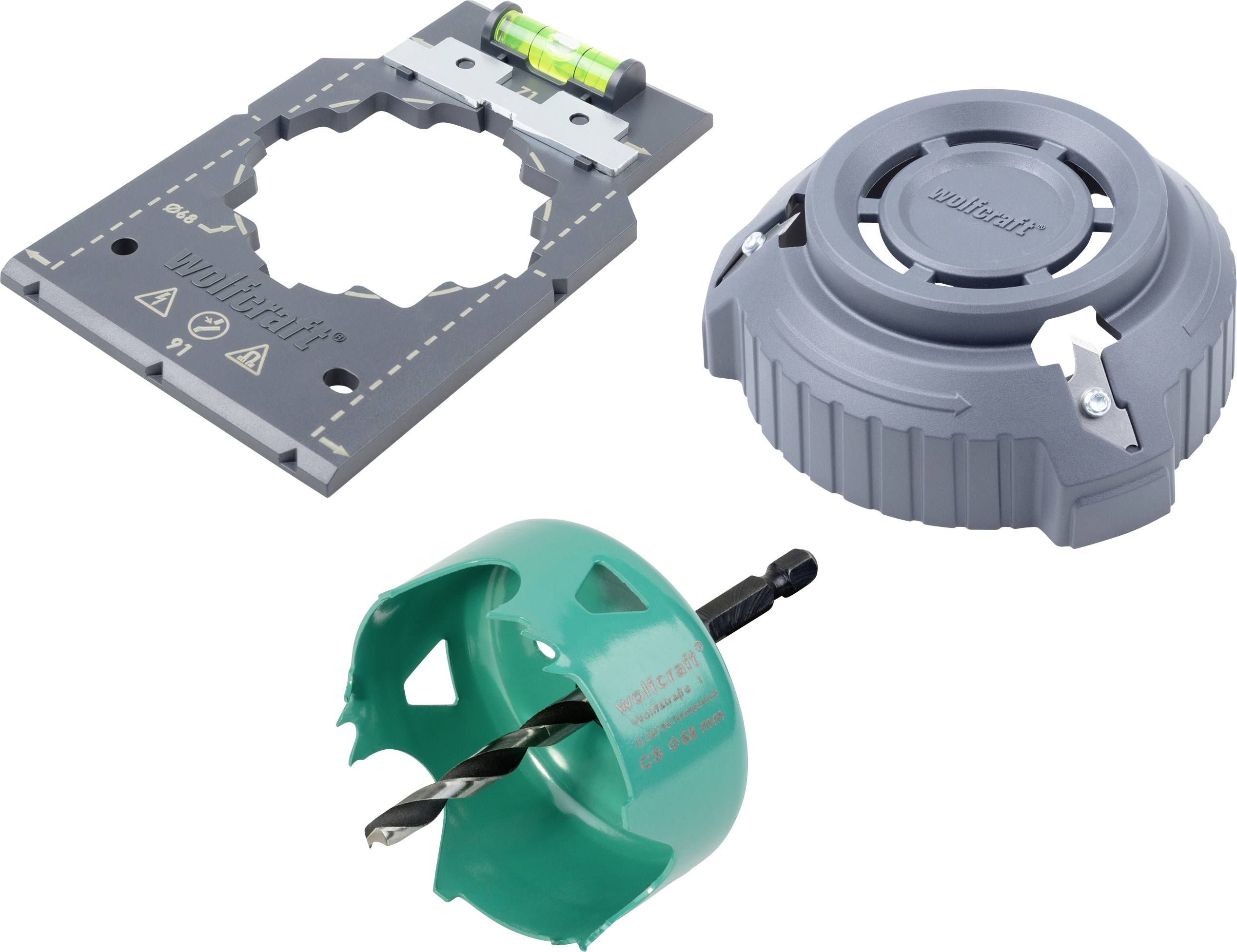 Wolfcraft 5897000 Bohrkronen-Set 3teilig 1St.