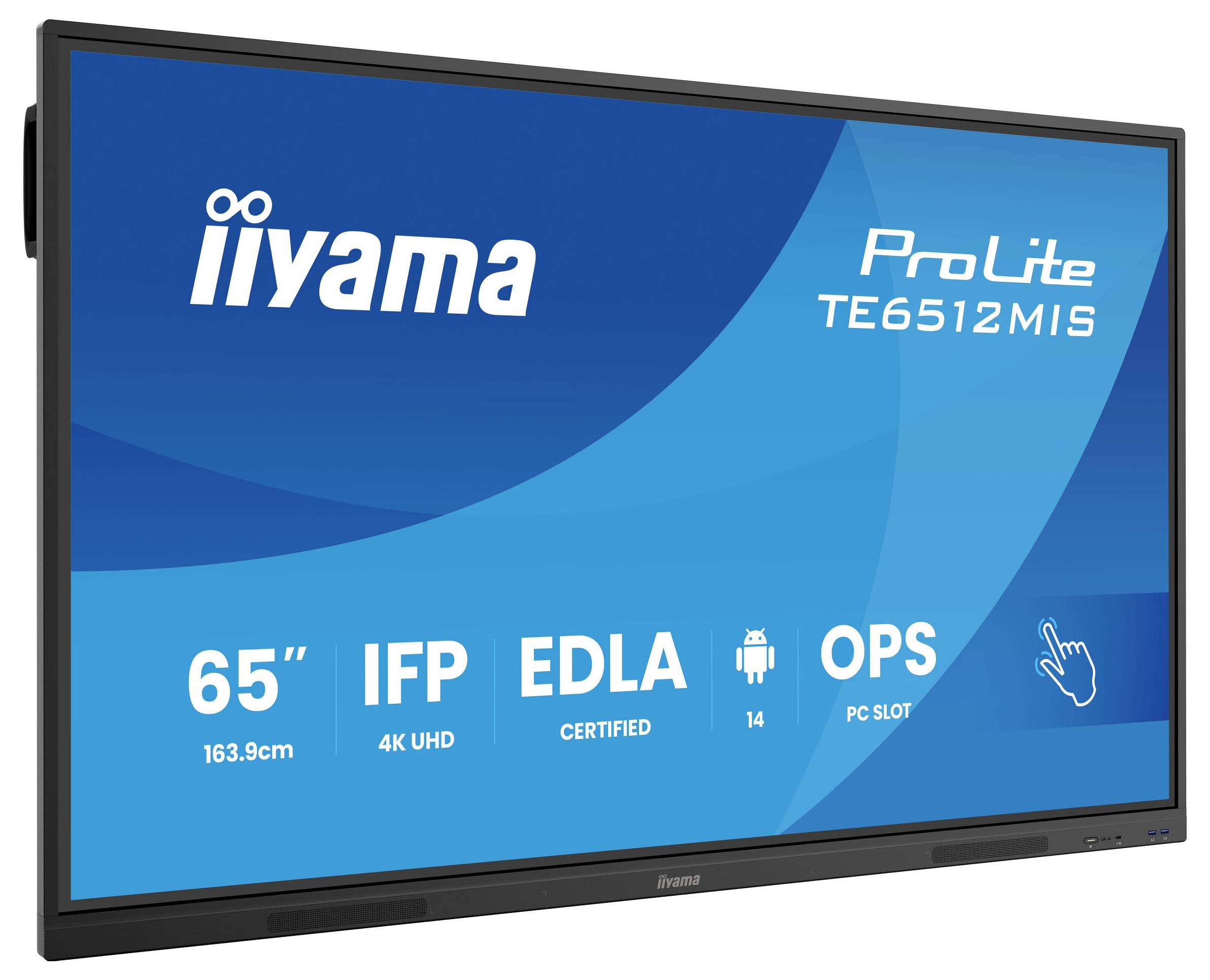 Iiyama TE6512MIS-B4AG Digital Signage Display EEK: G (A - G) 163.9 cm 65 Zoll 3840 x 2160 Pixel 24/7
