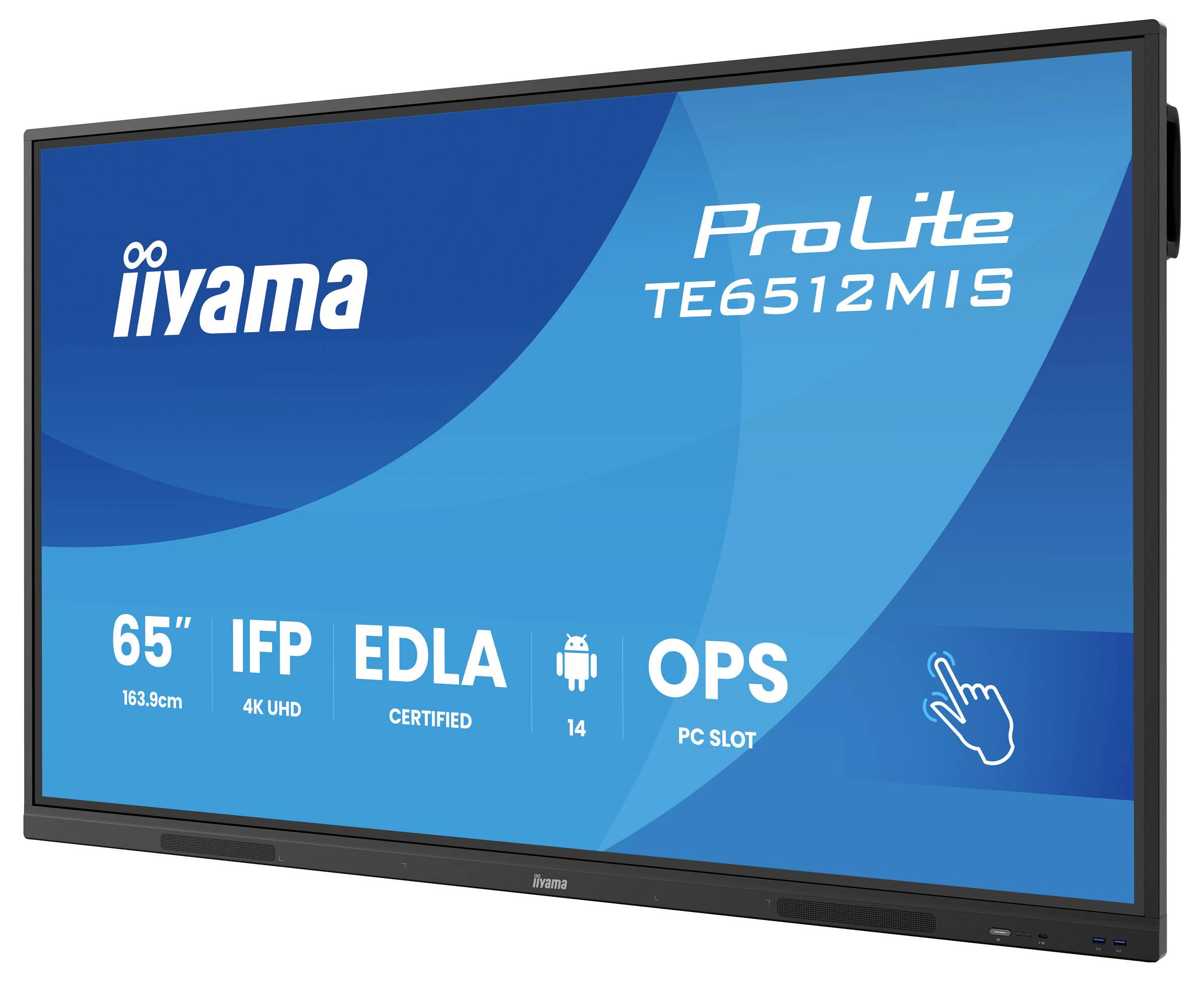 Iiyama TE6512MIS-B4AG Digital Signage Display EEK: G (A - G) 163.9 cm 65 Zoll 3840 x 2160 Pixel 24/7