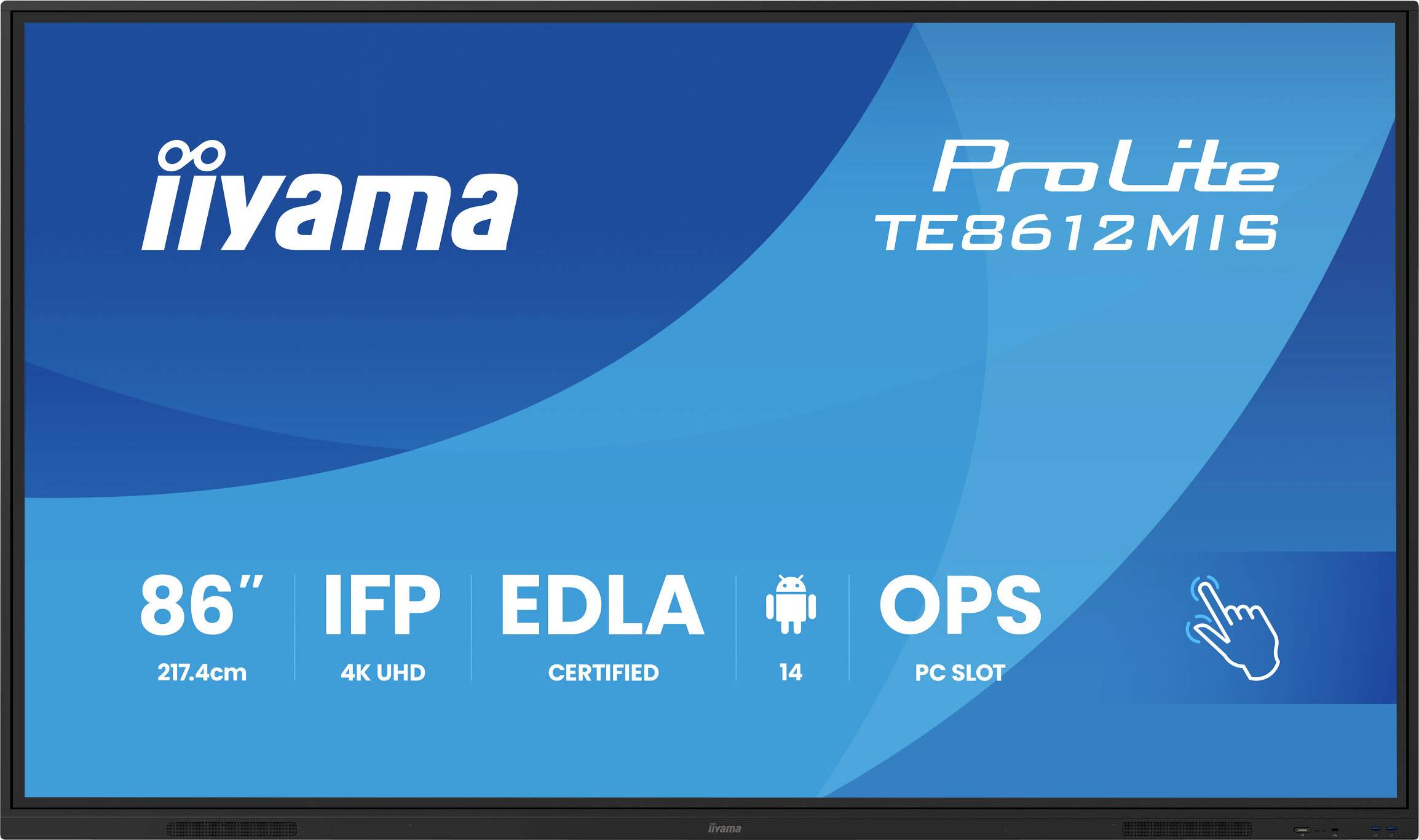 'iiyama ProLite TE8612MIS' Laser-Touchdisplay. Funktionen: 86