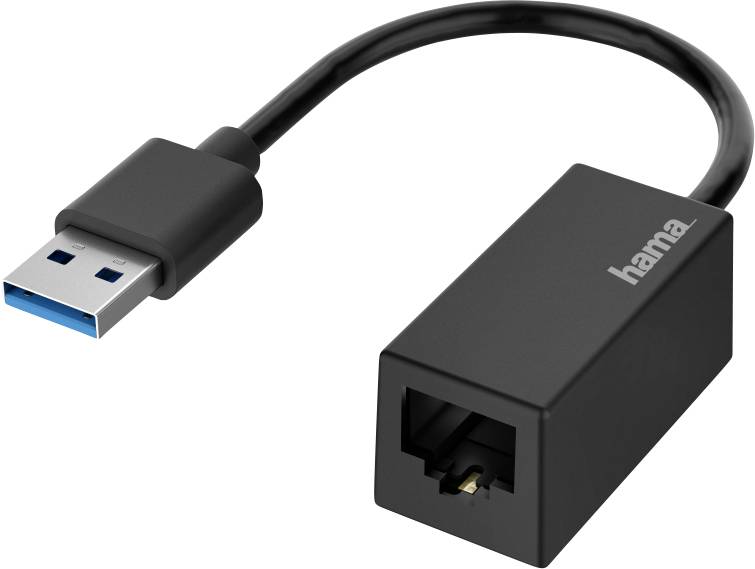 Hama USB 3.2 Gen 1 (USB 3.0) Netzwerk Adapter 1 Gbit/s