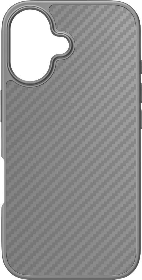 Black Rock Robust Carbon Cover Apple iPhone 16 Schwarz 00228081