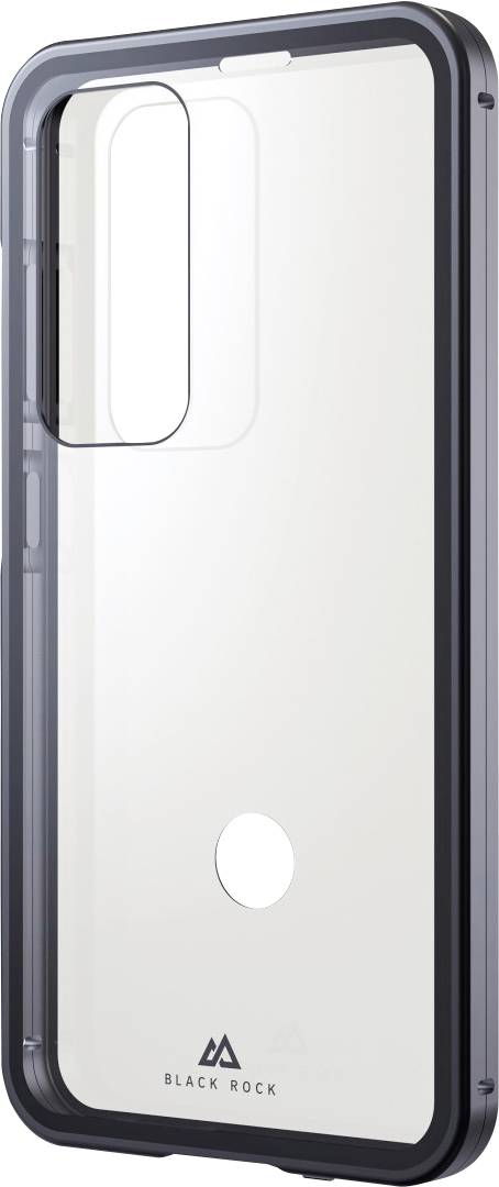 Black Rock Cover "360° Glass" für Samsung Galaxy S25, Schwarz Cover Samsung Galaxy S25 Schwarz Induktives Laden 00229674