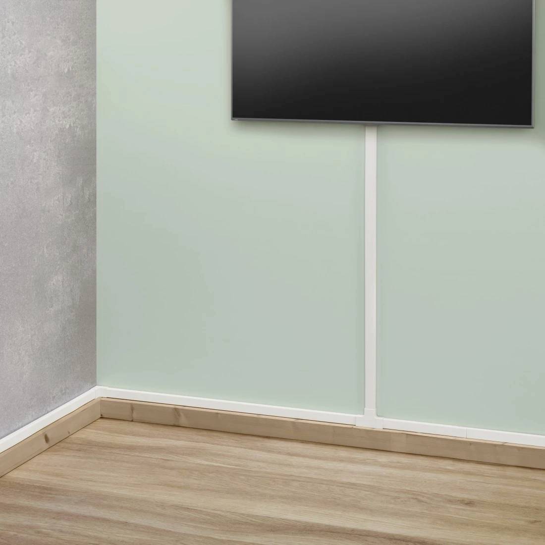 Hama 00221017 Kabelkanal (B x T) 24mm x 14mm 4 St. Weiß