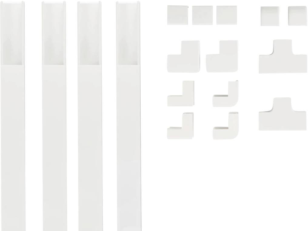 Hama 00221017 Kabelkanal (B x T) 24mm x 14mm 4 St. Weiß