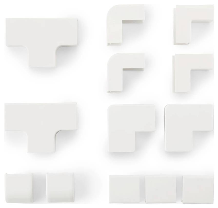 Hama 00221017 Kabelkanal (B x T) 24mm x 14mm 4 St. Weiß