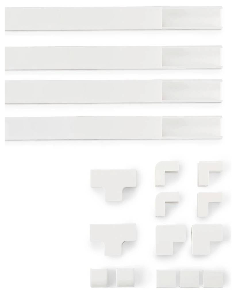 Hama 00221017 Kabelkanal (B x T) 24mm x 14mm 4 St. Weiß