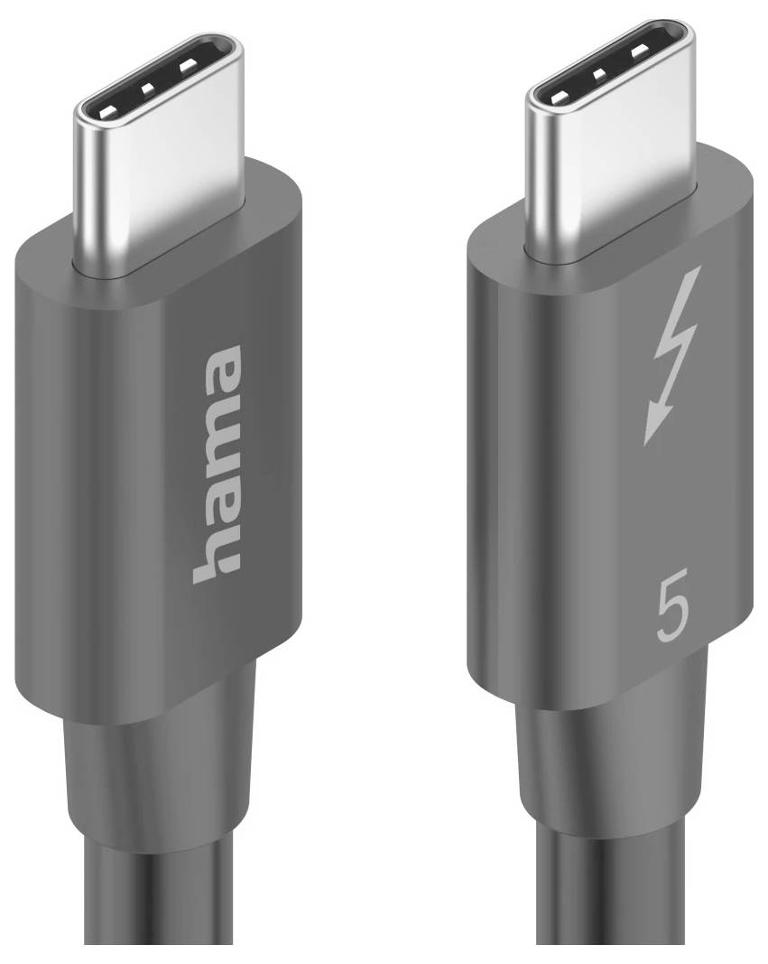 Hama Thunderbolt™-Kabel 1 m Schwarz 00200796