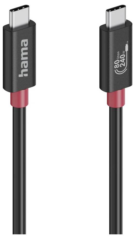 Hama USB-C® Kabel 1m Schwarz 00200799