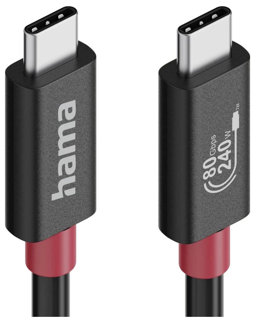 Hama USB-C® Kabel 1m Schwarz 00200799