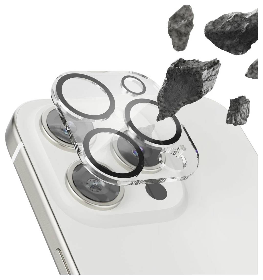 Hama Kameraschutz "Cam Protect" für Apple iPhone 16/16 Plus, stoßfest, kratzfest Kameraschutzglas Apple 1 St. 00222793