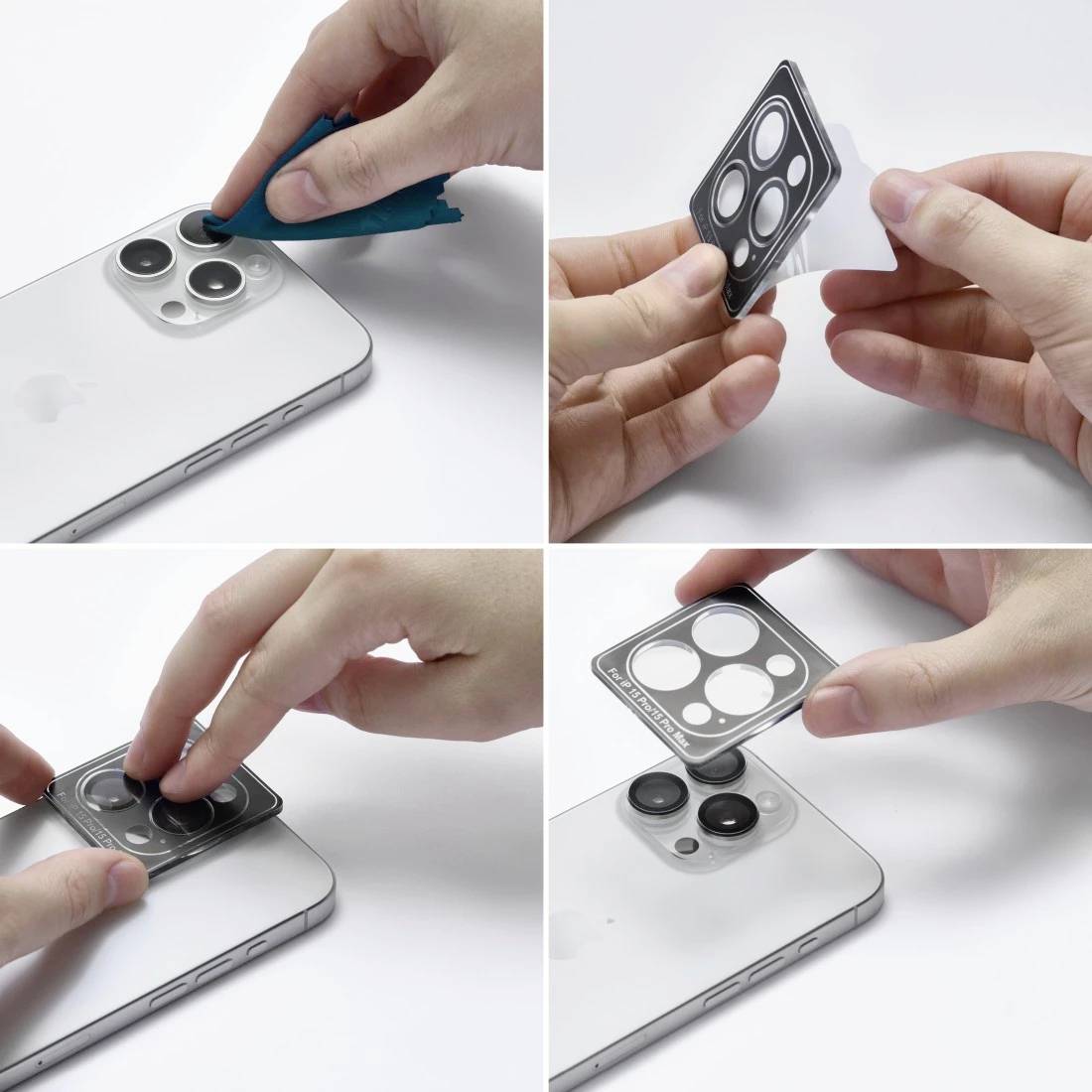 Hama Kameraschutz "Lens Protect" für iPhone 16 Pro/16 Pro Max, 3 Einzellinsen Kameraschutzglas Apple 1 St. 00222796
