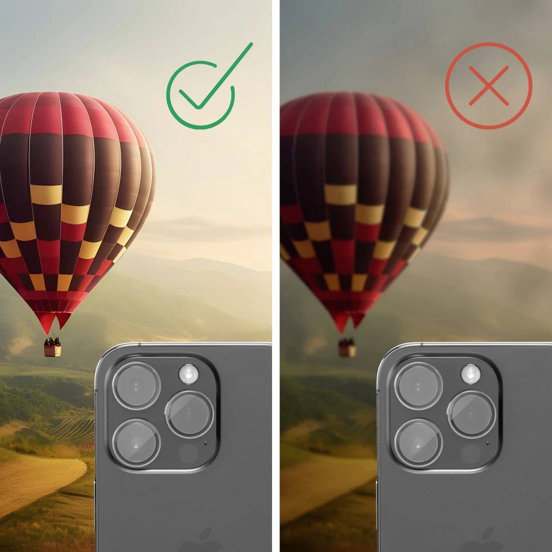 Hama Kameraschutz "Lens Protect" für iPhone 16 Pro/16 Pro Max, 3 Einzellinsen Kameraschutzglas Apple 1 St. 00222796