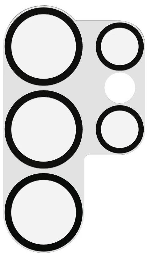 Hama Kameraschutz "Cam Protect" f. Samsung Galaxy S25 Ultra, stoßfest, kratzfest Kameraschutzglas Samsung 1 St. 00228525