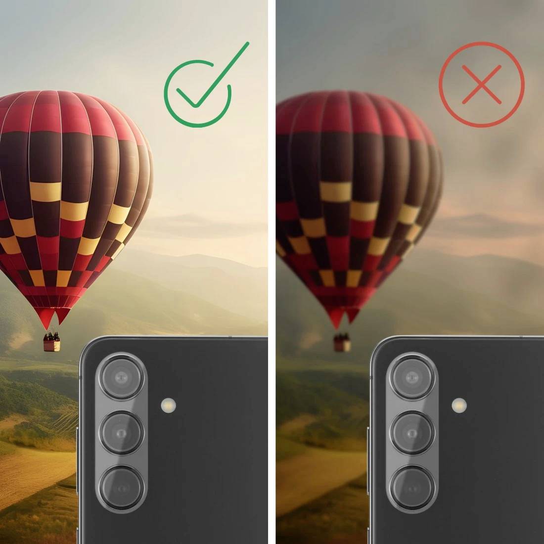 Hama Kameraschutz "Cam Protect" für Samsung Galaxy A56 5G, stoßfest, kratzfest Kameraschutzglas Samsung 1 St. 00228533