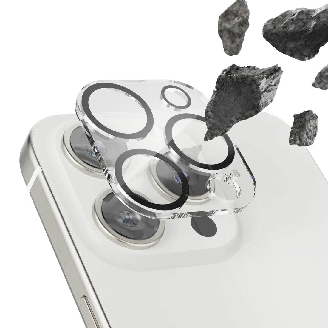 Hama Kameraschutz "Cam Protect" für Apple iPhone 16e, stoßfest, kratzfest Kameraschutzglas Apple 1 St. 00228537