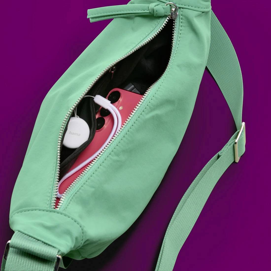 Hama Schlüsselfinder, für Android "Mein Gerät finden"-App, Bluetooth, Weiß Schlüsselfinder Weiß