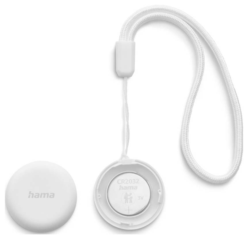 Hama Schlüsselfinder, für Android "Mein Gerät finden"-App, Bluetooth, Weiß Schlüsselfinder Weiß